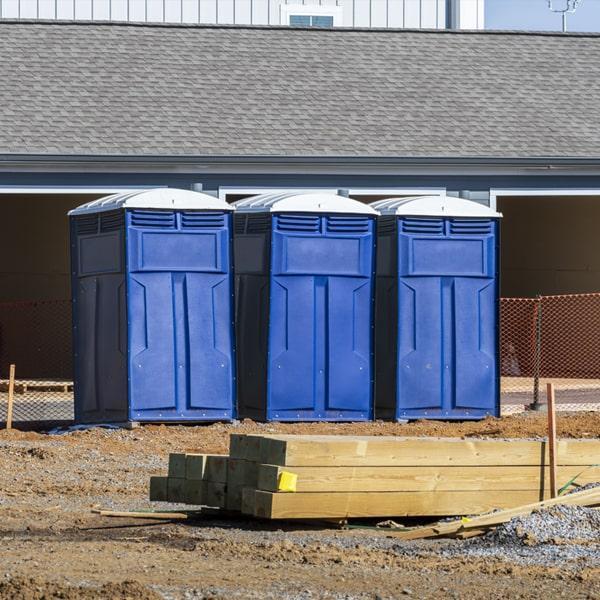 Heavy-duty construction site porta potty in Cookeville, Tennessee
